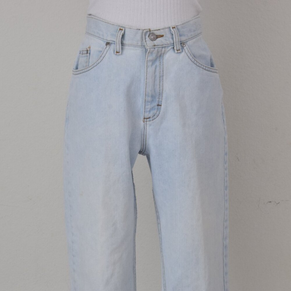 Vintage 90s Lee Mom Light Wash Altered Jeans size 12‎ short | 31 waist